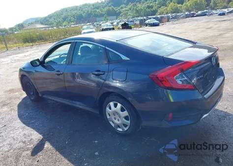 2019 Honda Civic Lx из США, поврежденный, VIN 19XFC2F65KE034521